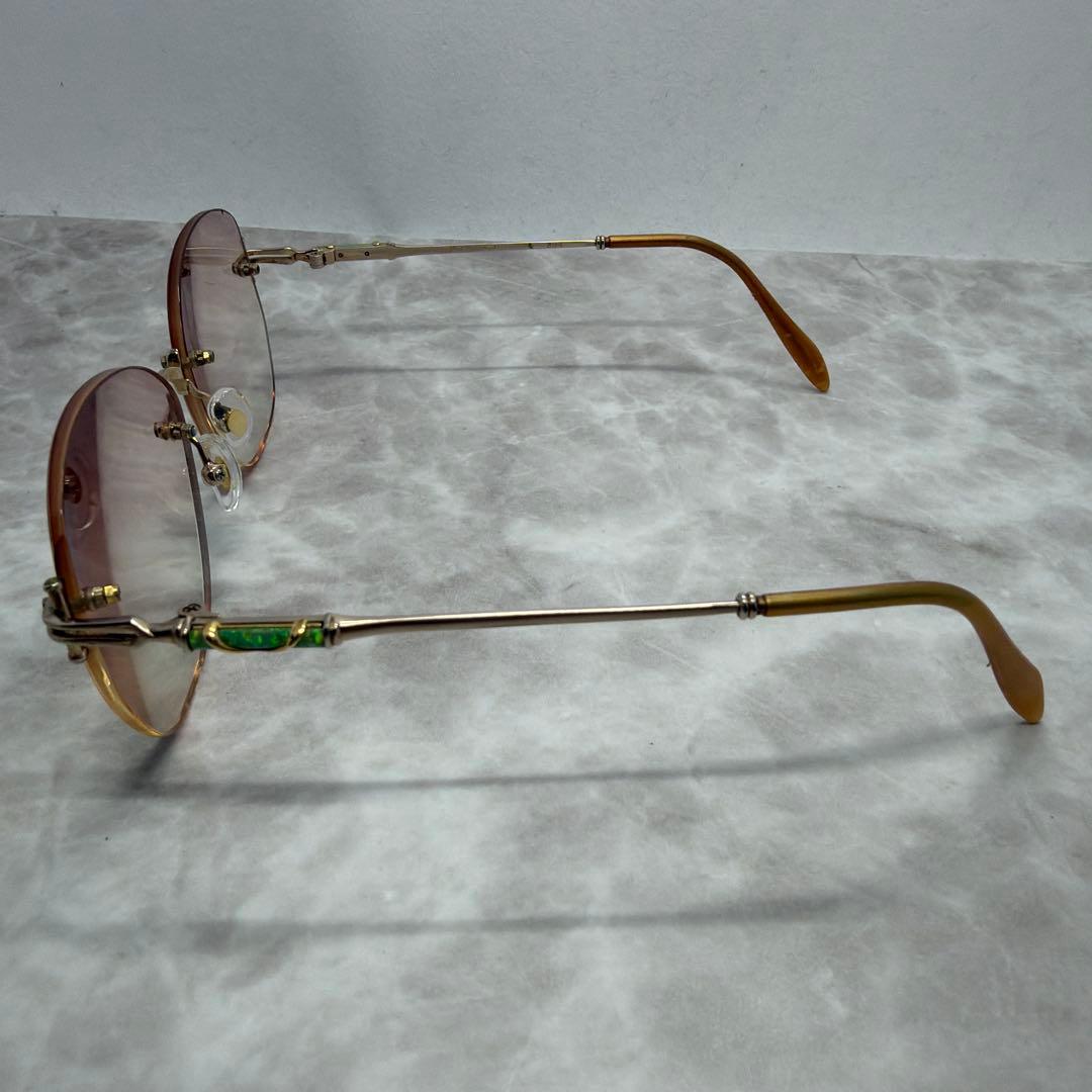 か*ギ様 LOUIS Century ルイスセンチュリー 18K 金 リムレスメ