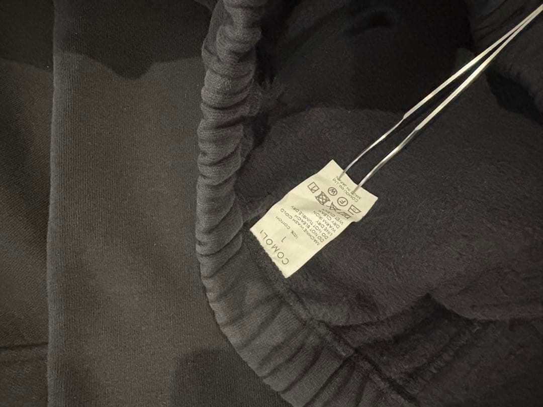 ヤ*ス様 【廃盤】COMOLI 吊裏毛スウェットセットアップ　フェードブラック