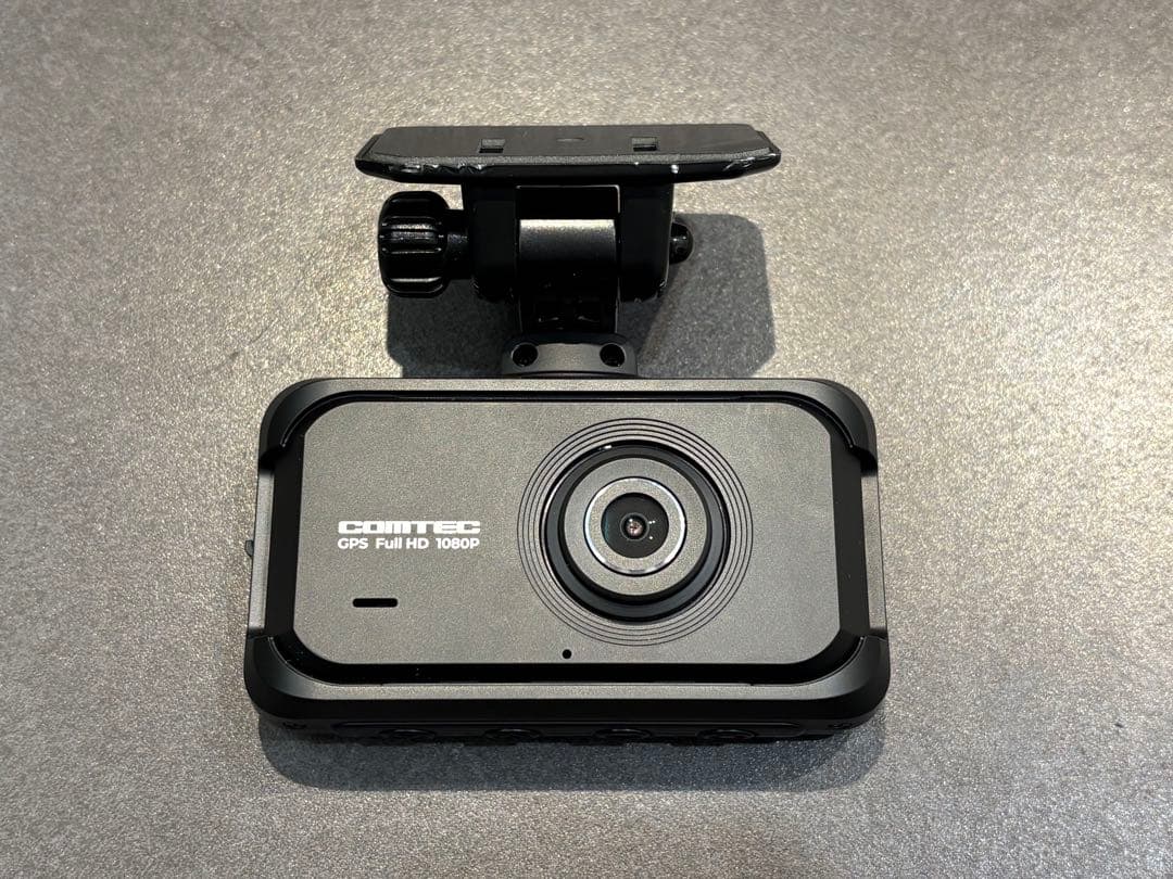 送料無料✨コムテック　前後ドライブレコーダー　ZDR055 両面テープ＆SD付き