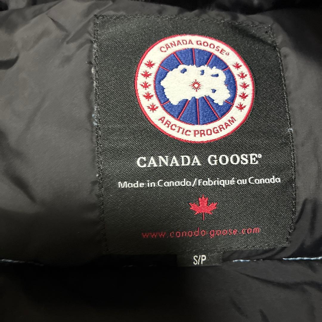  ブルー系 ダウンベスト S/P カナダグース