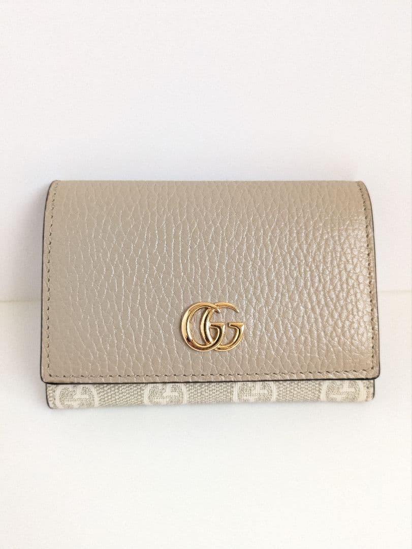 GUCCI 名刺入れ　ダブルG　カードケース　バイカラー　定期入れ