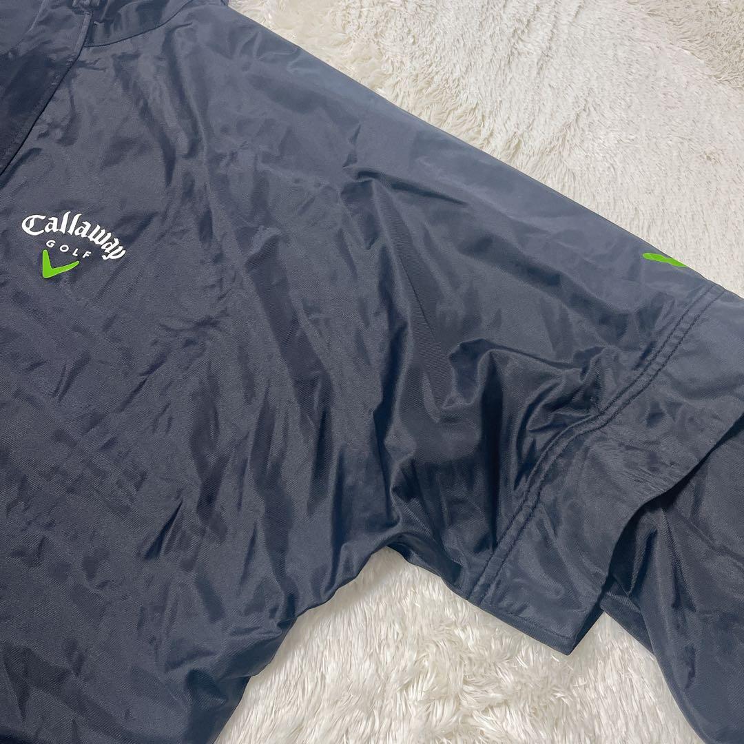 美品 callaway キャロウェイ ゴルフ レインウェア セットアップ LL