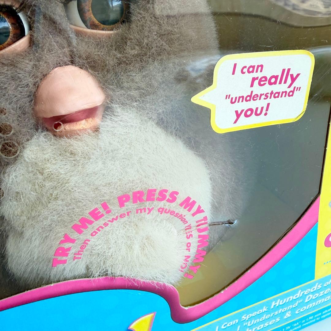 ファービー2 furby 英語版　不稼働　コーヒークリーム　ブラウン　レア