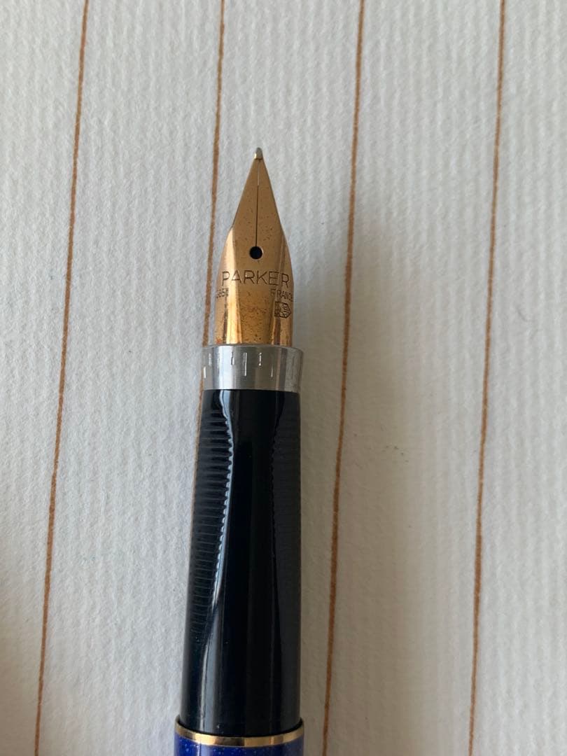 希少 Parker（パーカー）75 LAQUE ブルー 万年筆