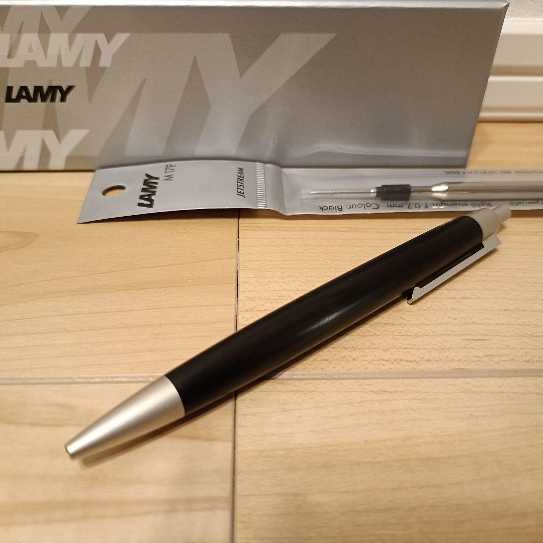 ■美品■LAMY2000 ブラックウッド ボールペン ジェットストリーム