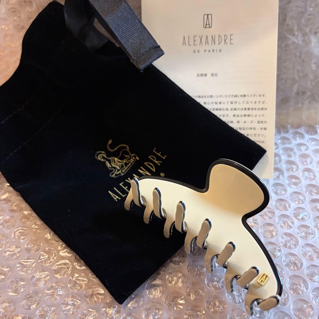 ALEXANDRE DE PARIS アレクサンドルドゥパリ　クリップベージュ