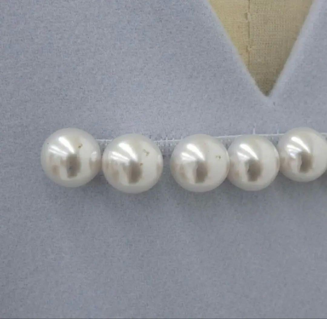 期間限定YOKOCHAN バックパールワンピース Aラインウールワンピース