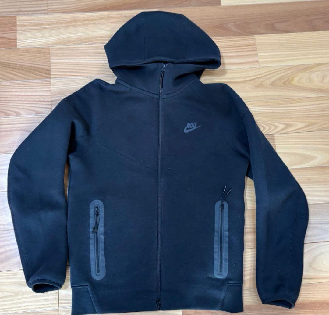 NIKE ナイキ テックフリース セットアップ黒パーカージョガーパンツ上下セット