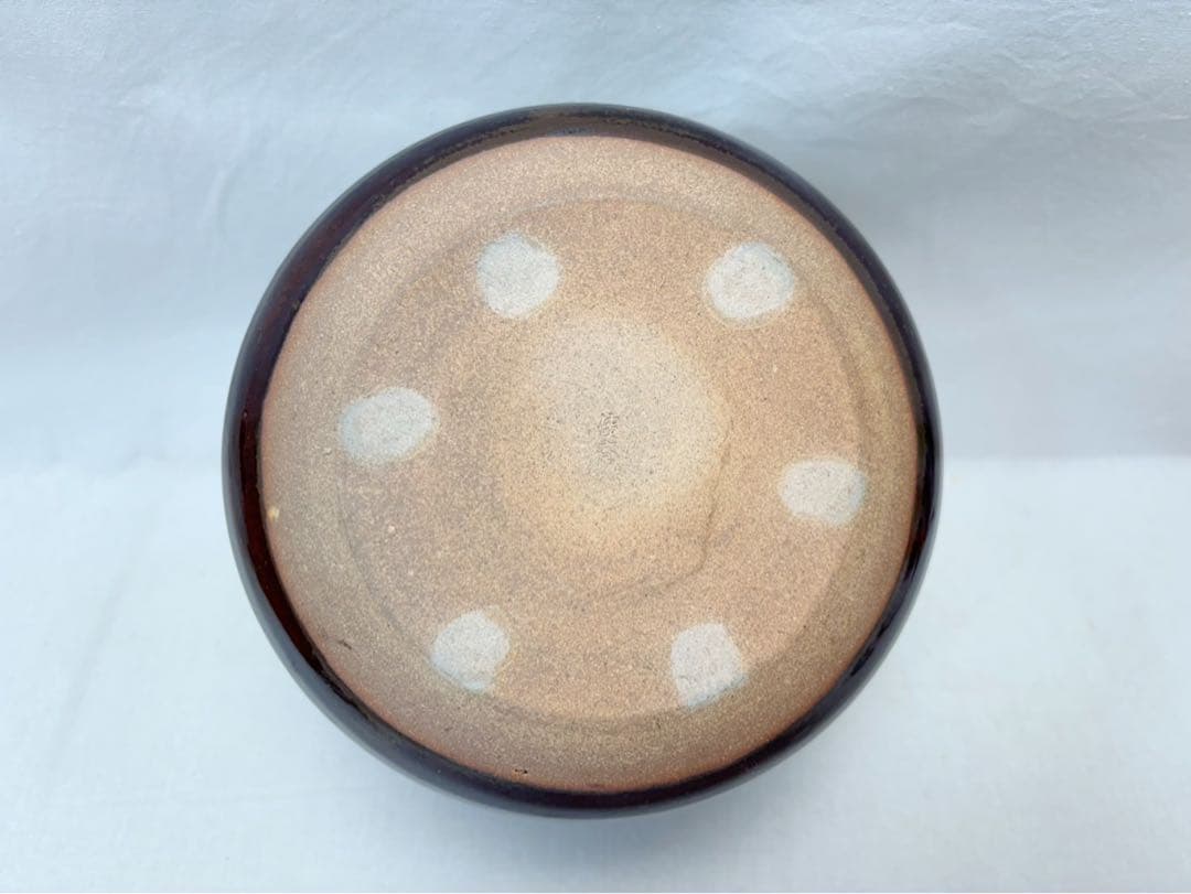 未使用 茶道具 西尾健斎作 耳付 水指 陶印 水差し 共箱