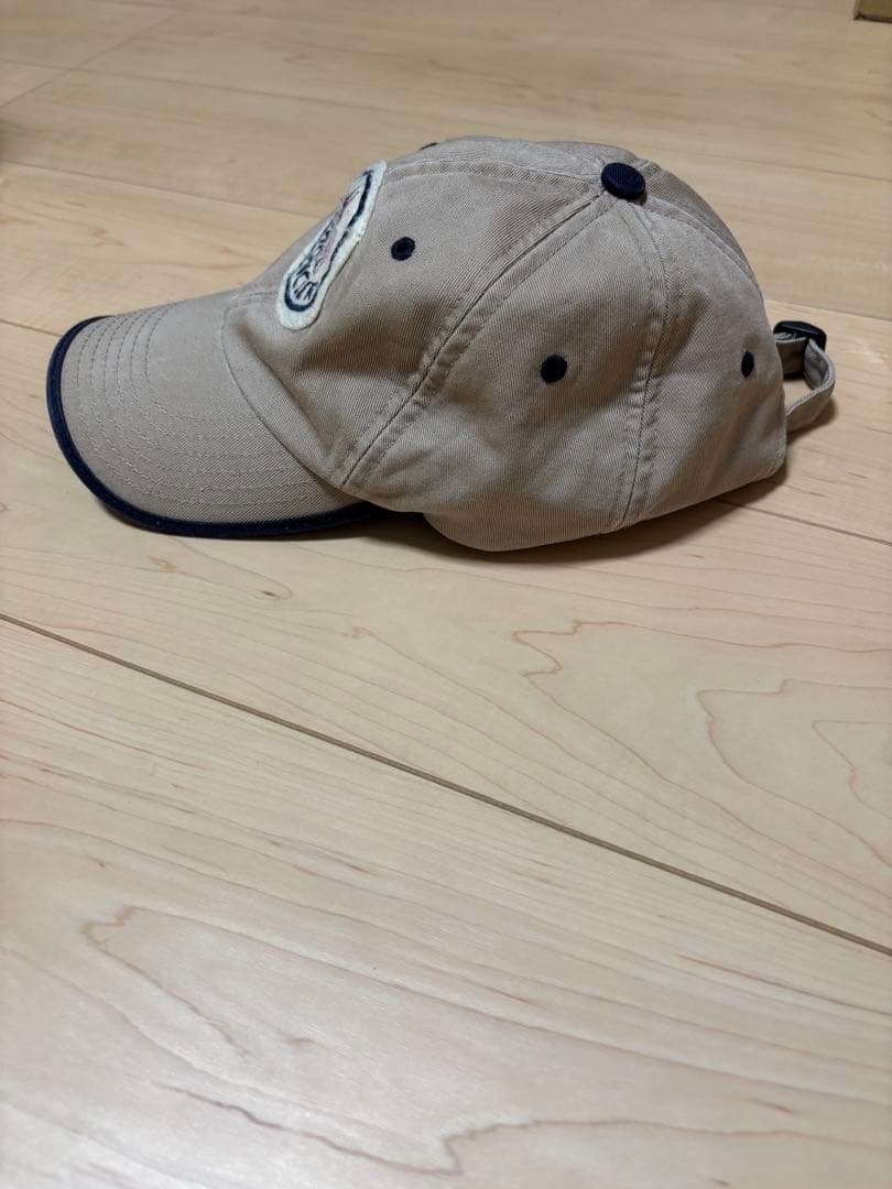 MONCLER ベージュ キャップ