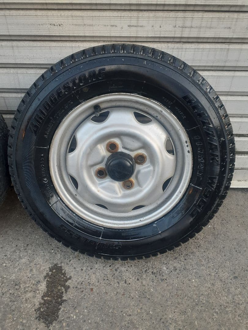 軽トラ ハイゼットトラック ブリジストン スタッドレスタイヤ&ホイール
