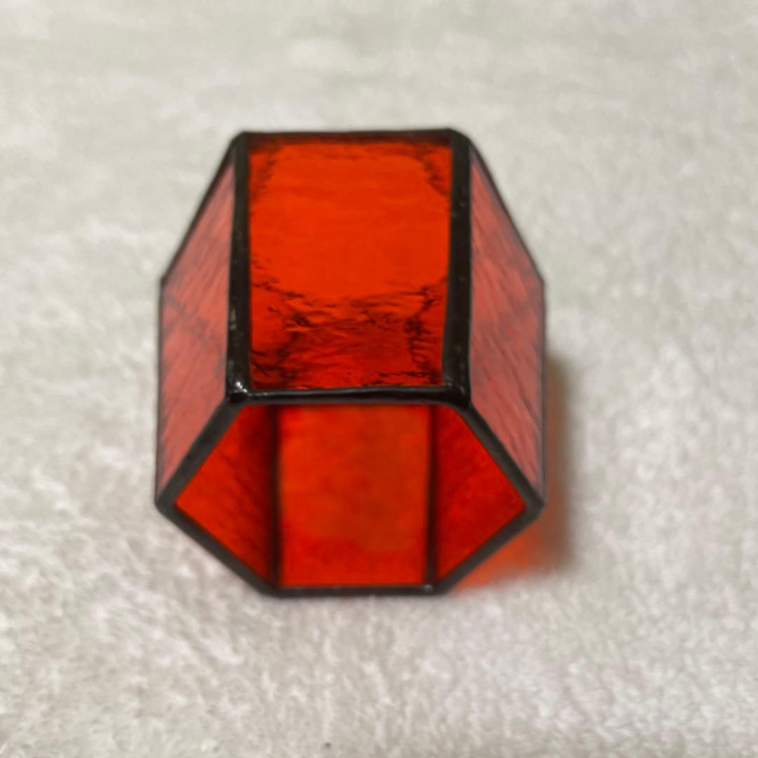 osoto雑貨　ステンドグラスグローブ フュアハンド DIETZホヤ　【夕焼け】