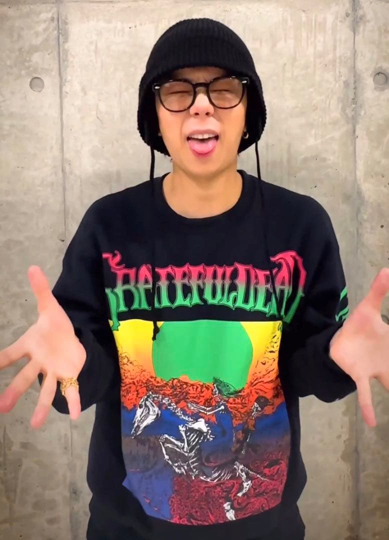 茶*々様 グレイトフルデッド トレーナー 北山宏光 高橋文哉 着用✨ Lサイズ