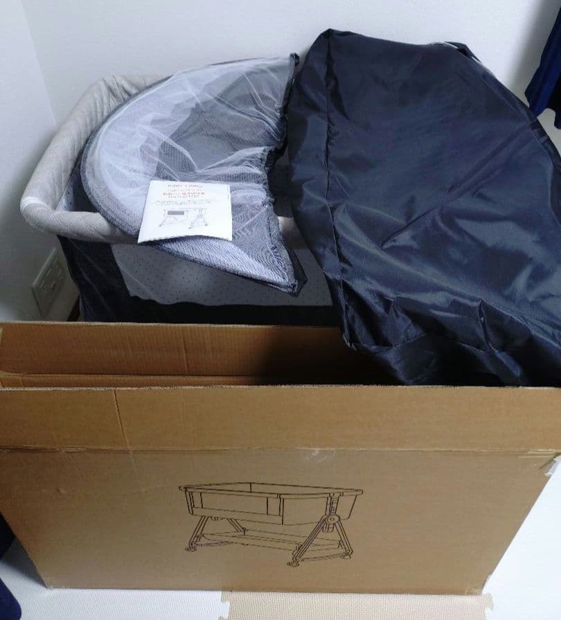 ベビーベッド 添い寝 新生児ベッド 高さ6段調節可能