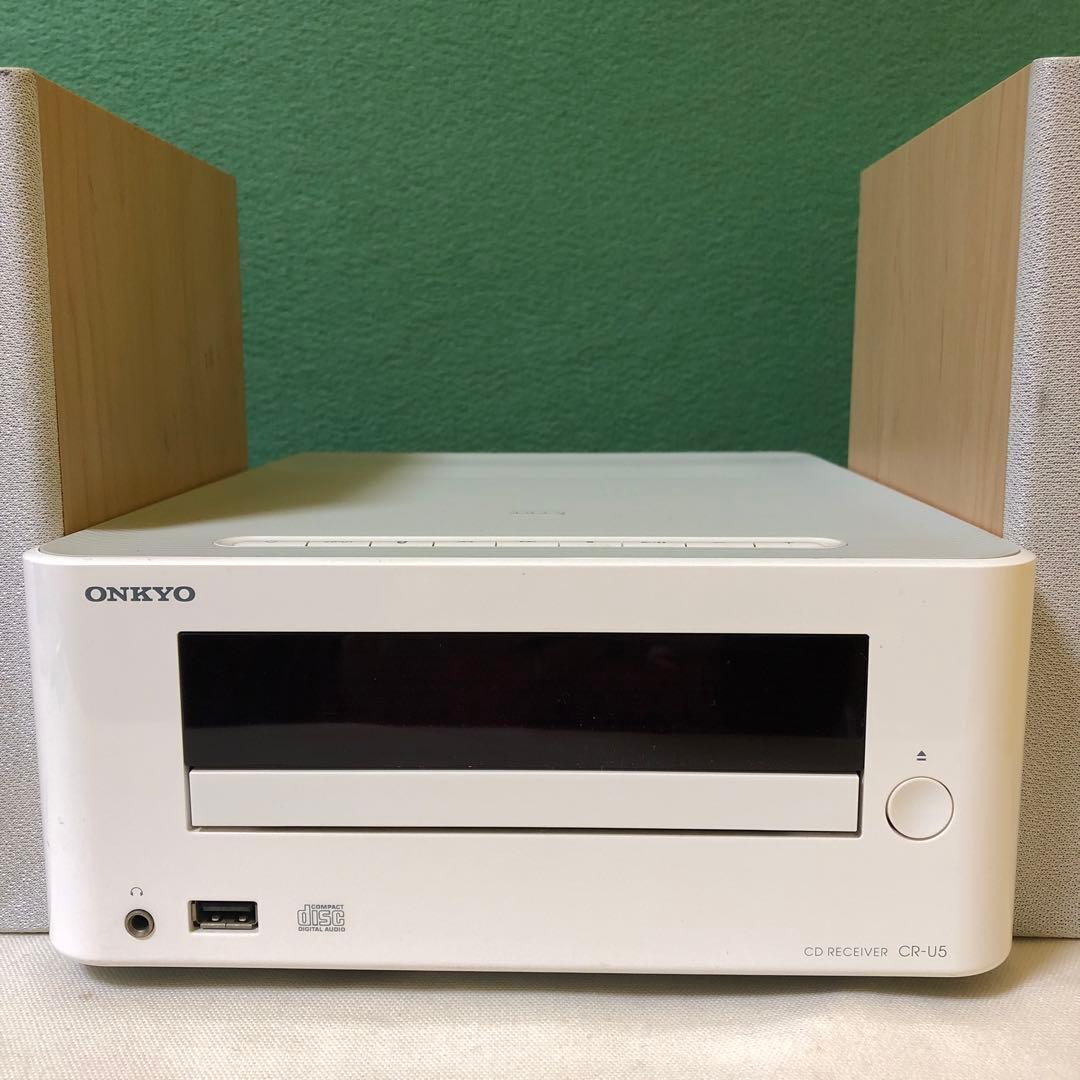て37● ONKYO CR-U5X CDコンポ リモコン付き
