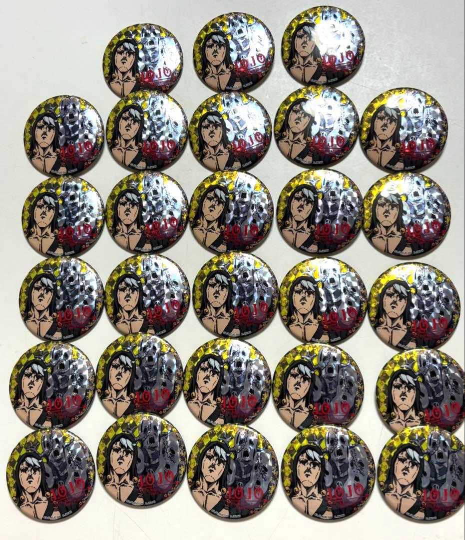 ジョジョの奇妙な冒険 黄金の風 缶バッジ リゾット・ネエロ 28個セット