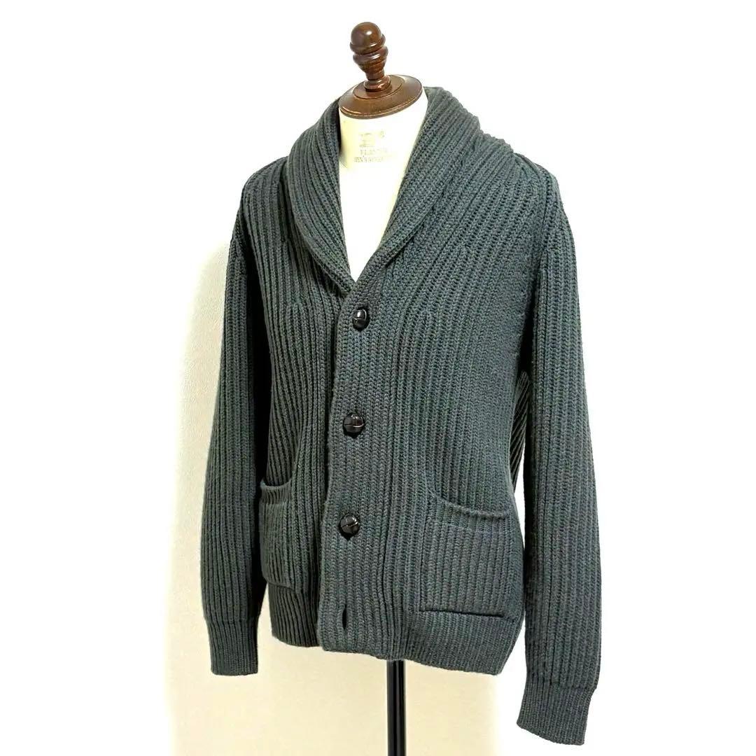 【TAKE様】MC E ウールカシミヤショールカラーカーディガン