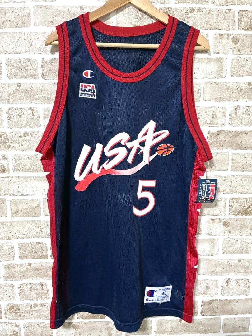 【フォロー割】新品 チャンピオン アメリカ代表 バスケ グラントヒル サイズ48