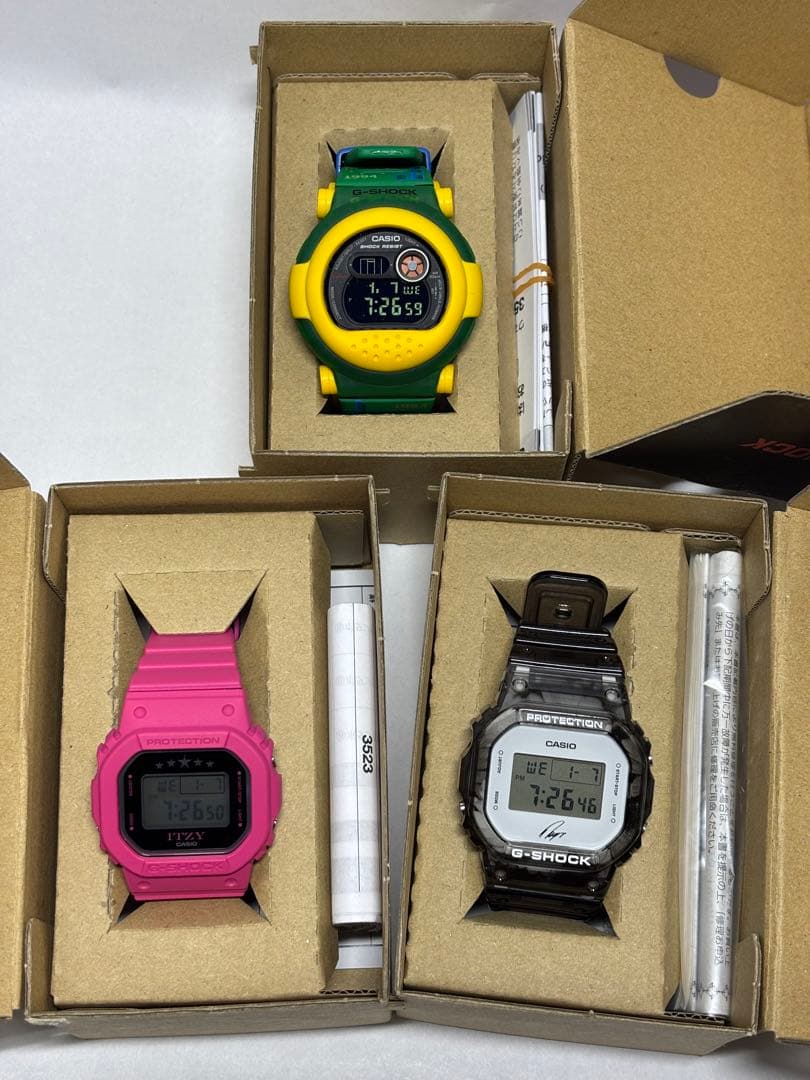 【未使用・福袋品・保証付】G-SHOCK 3点セット　デジタル時計