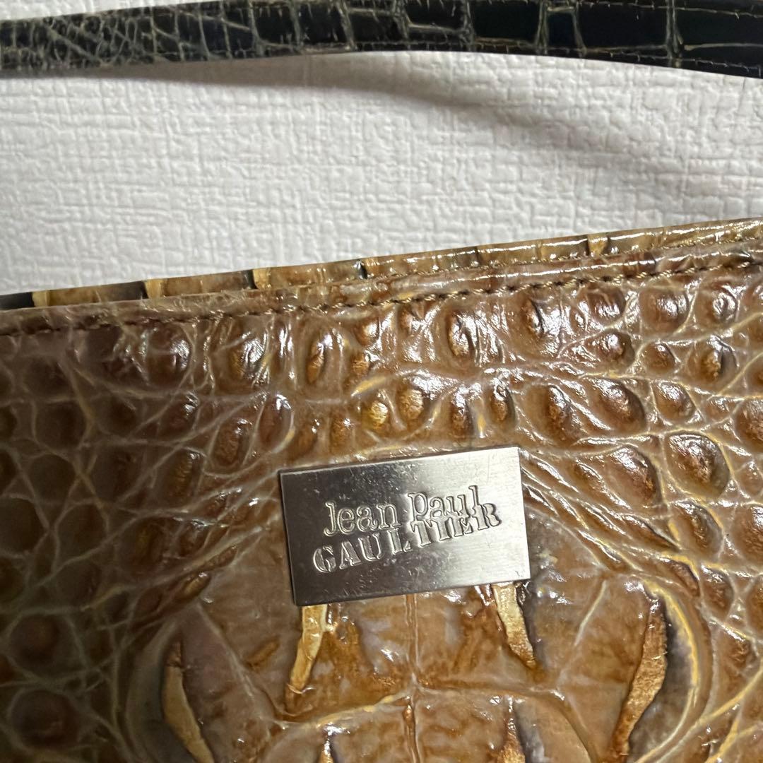 JeanPaulGaultier クロコダイル型押しバッグ（即購入可）