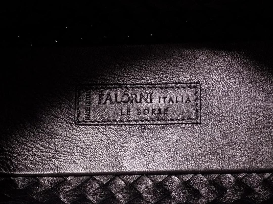FALORNI ミンクファー付きハンドバッグ　イタリア製　数回使用