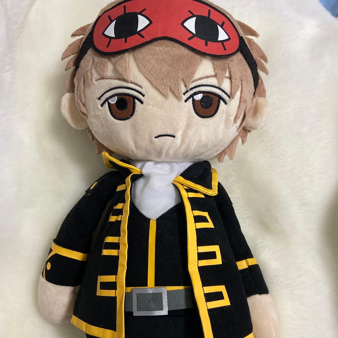 銀魂 沖田総悟 ぬいぐるみ くったりクッションS マスコット ③