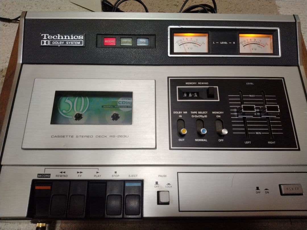 レア機! 軽整備済 Technics テクニクス RS-263U カセットデッキ