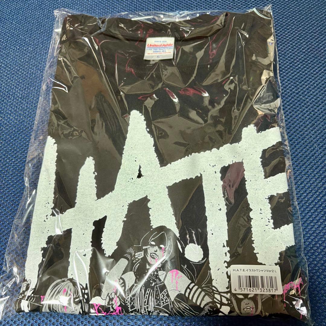 スターダム　STARDOM H.A.T.E イラストTシャツ Lサイズver2