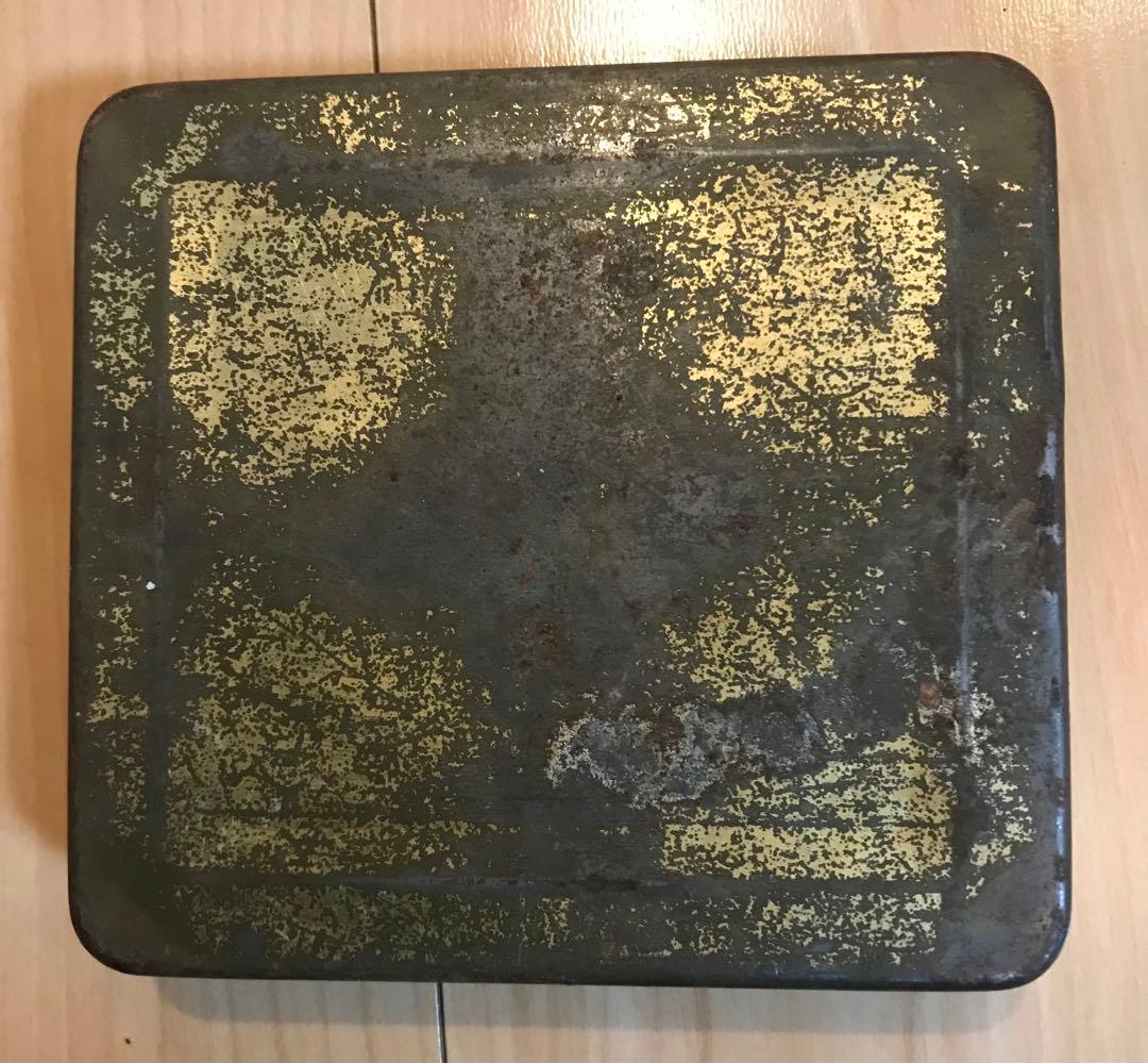 ブリキ缶　1900-1940年代　Prabhat シルクマントル 1ダース