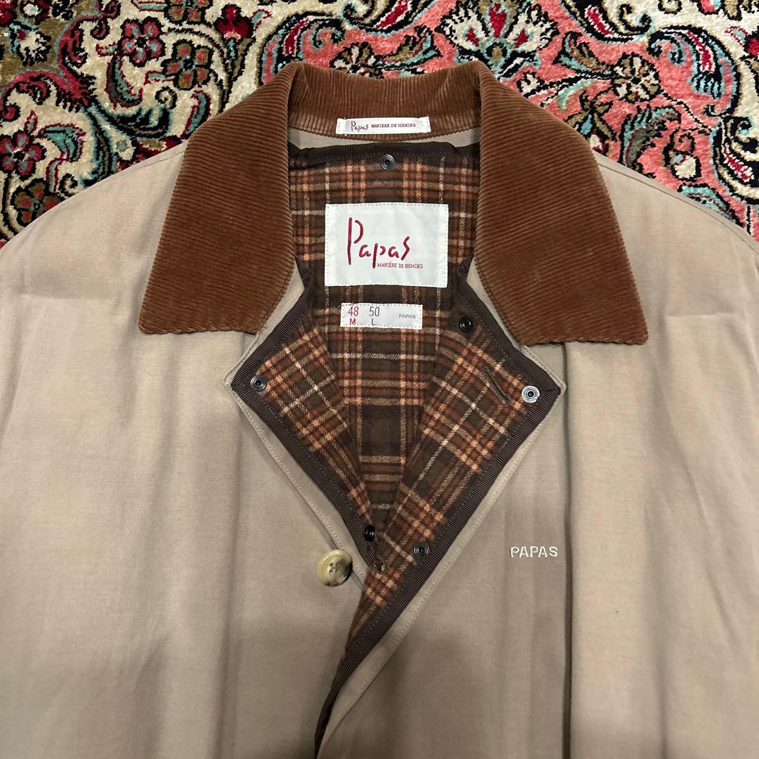 パパス papas メンズの冬用コート