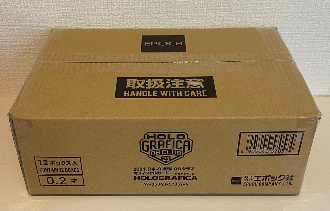 EPOCH2021 日本プロ野球 OBクラブ ホログラフィカ 新品未開封カートン