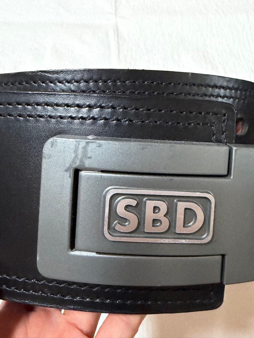 SBD パワーベルト 黒 赤