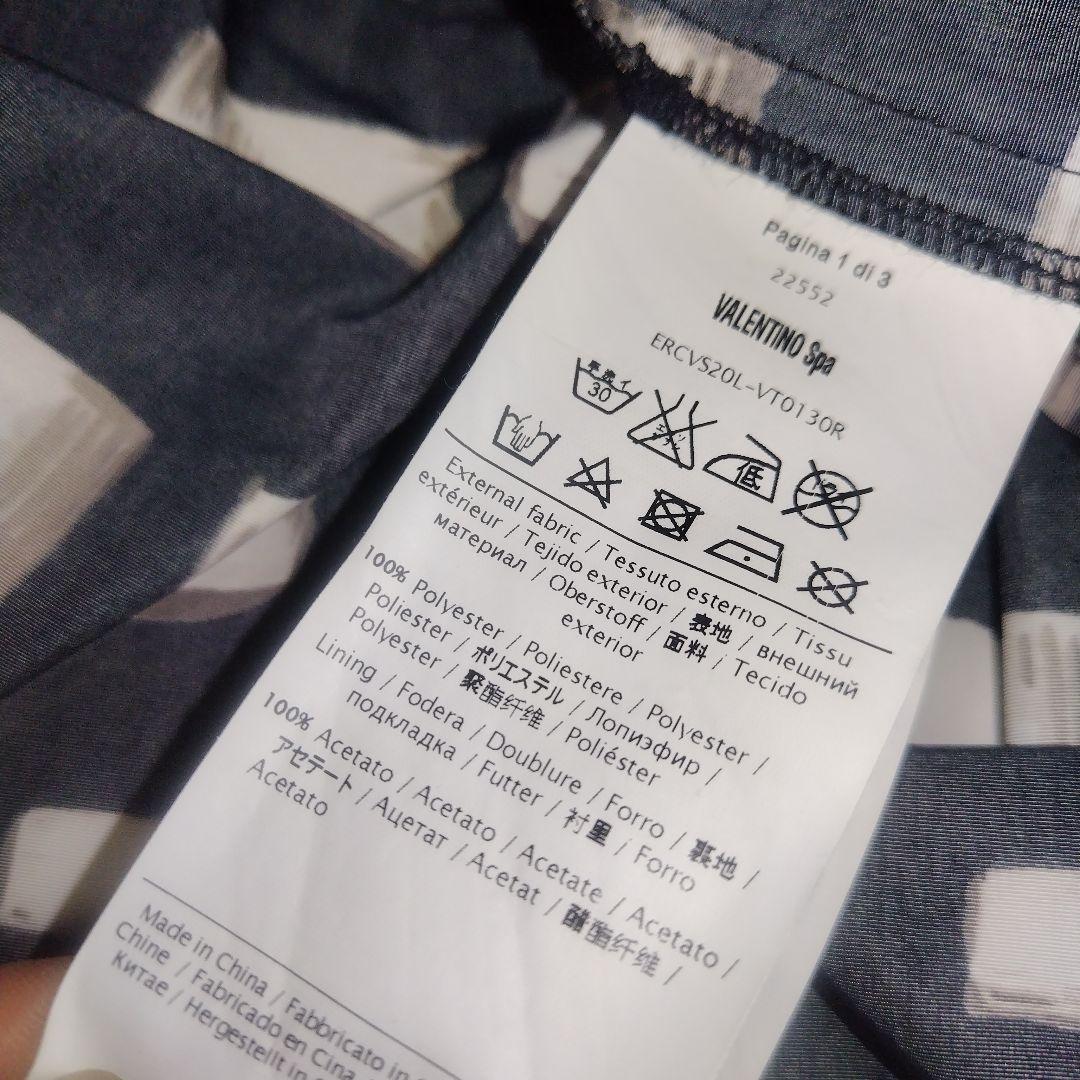 値下げ　REDVALENTINO　リボン模様 ノースリーブ ワンピース