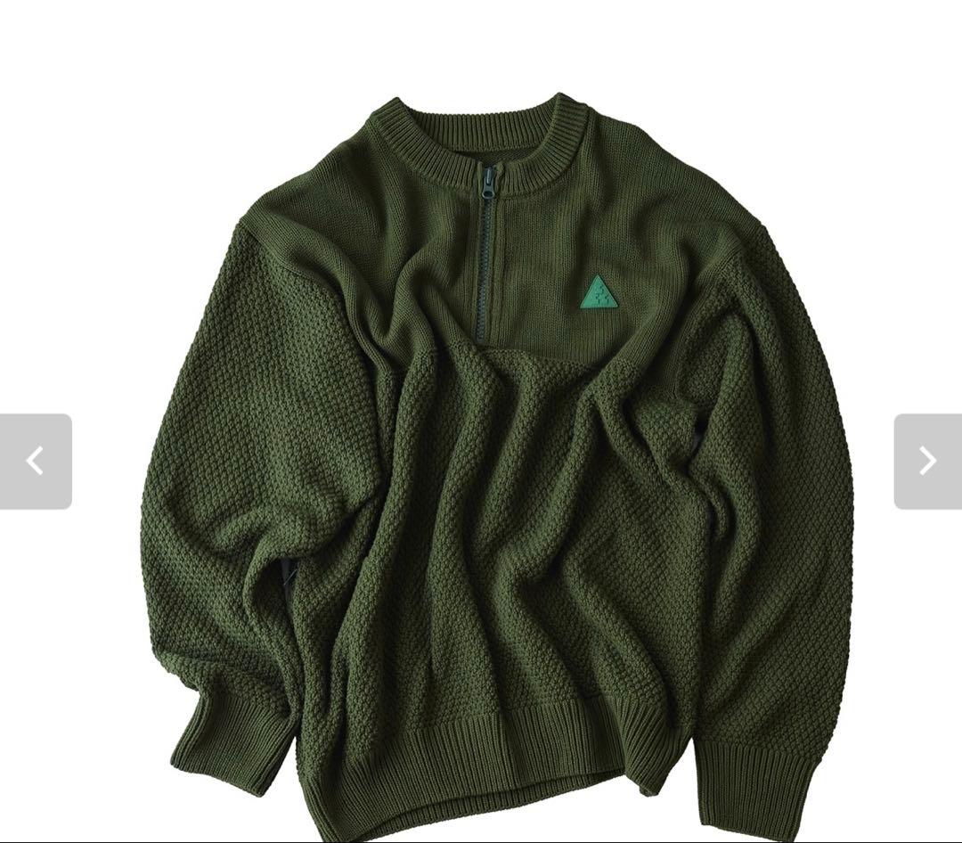 SSSSAMPLE knit GREEN ニートと居候とたかさき