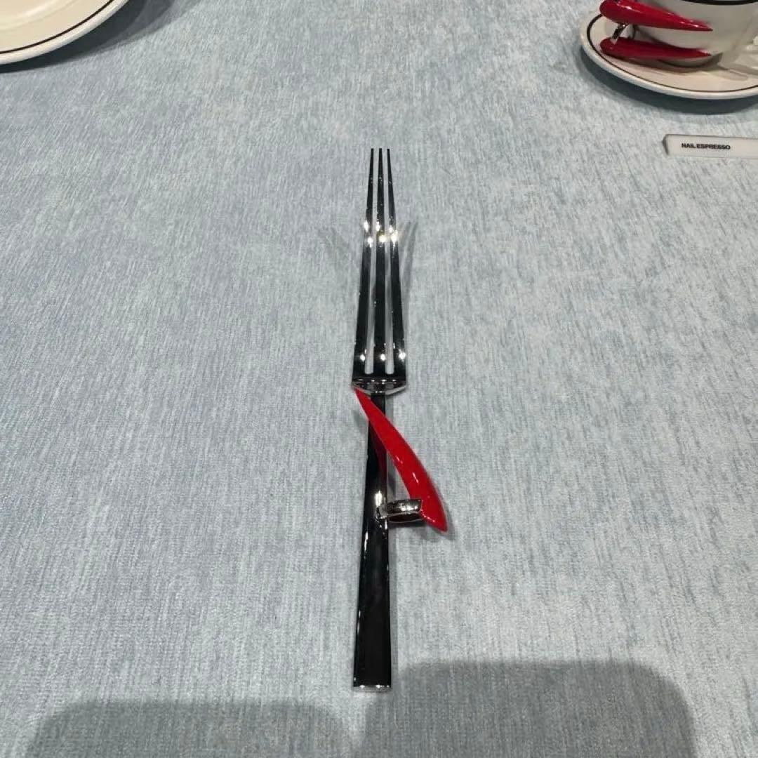 新品未使用 Nuflaat ネイル フォーク