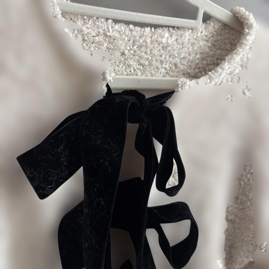 専用eimy フロントリボンニットトップス