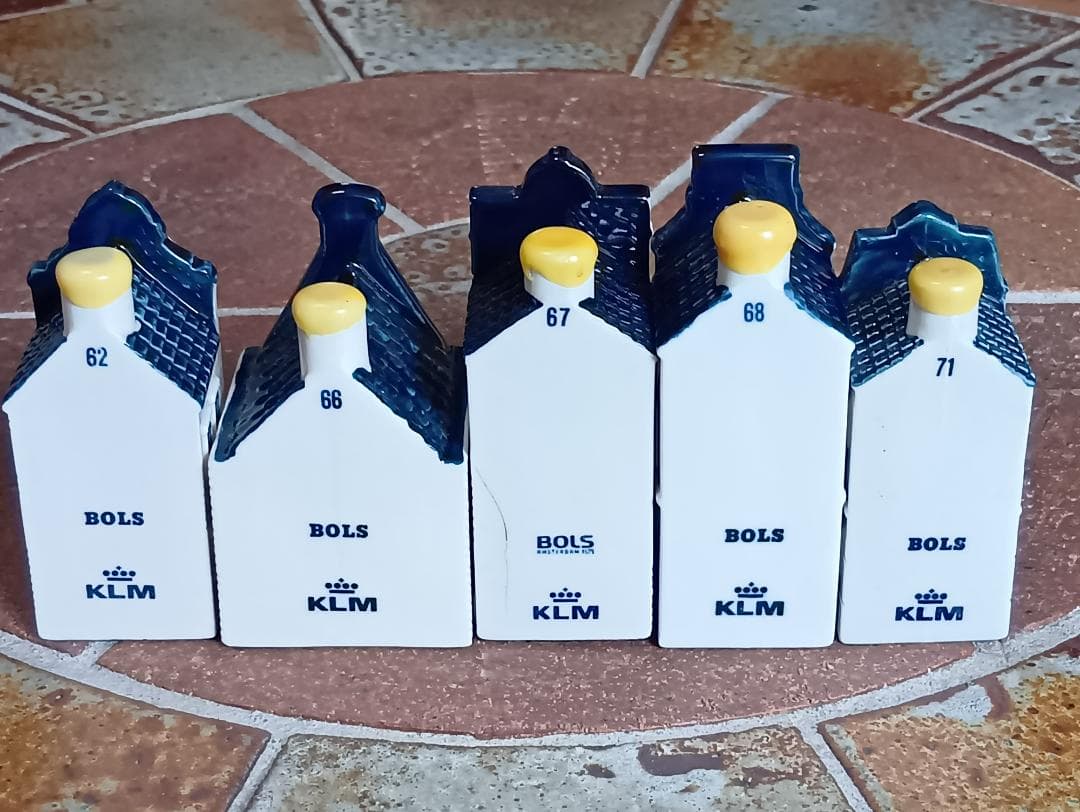 KLMオランダ航空のデルフトブルーのミニチュアハウス No.5