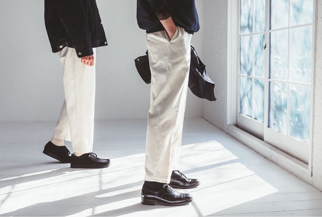 nest Robe upcycleLino BASIC チノテーパードパンツ