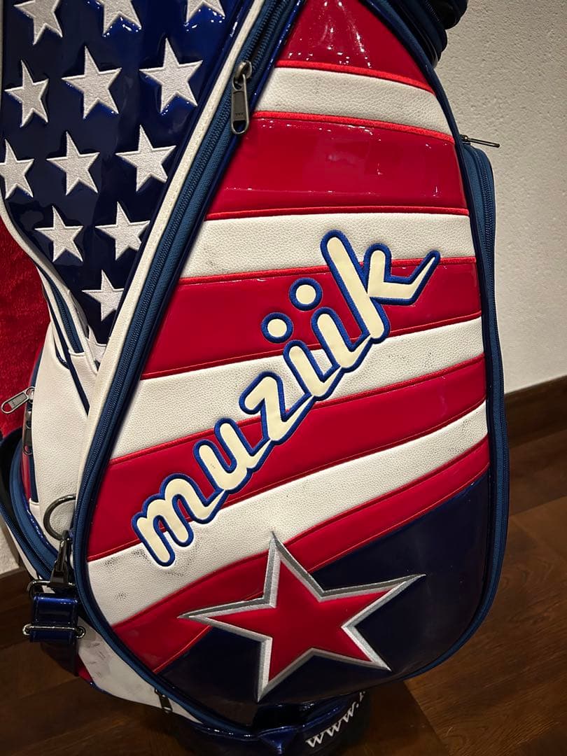 y*m様 muzik ゴルフバッグ・キャディバッグ 星条旗デザイン