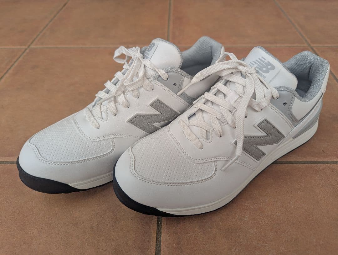 New Balance ゴルフシューズ ホワイト/グレー 574 V3 SL