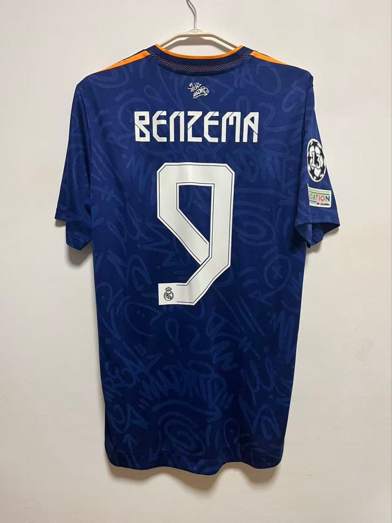 選手支給品レアル・マドリード ベンゼマ 21-22 ユニフォーム