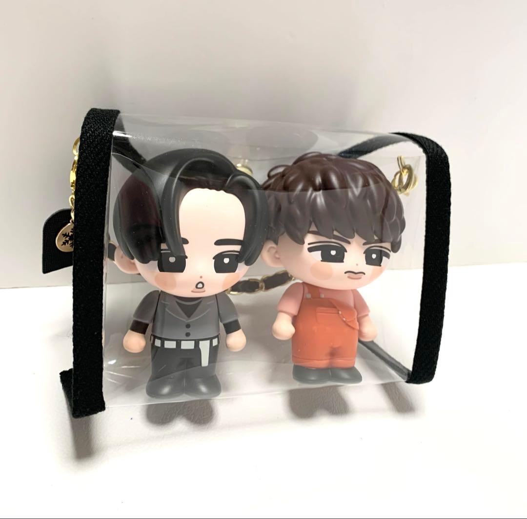 ピンクのキュピ　すのチルソフビポーチ　2体用　黒　Man 目黒蓮