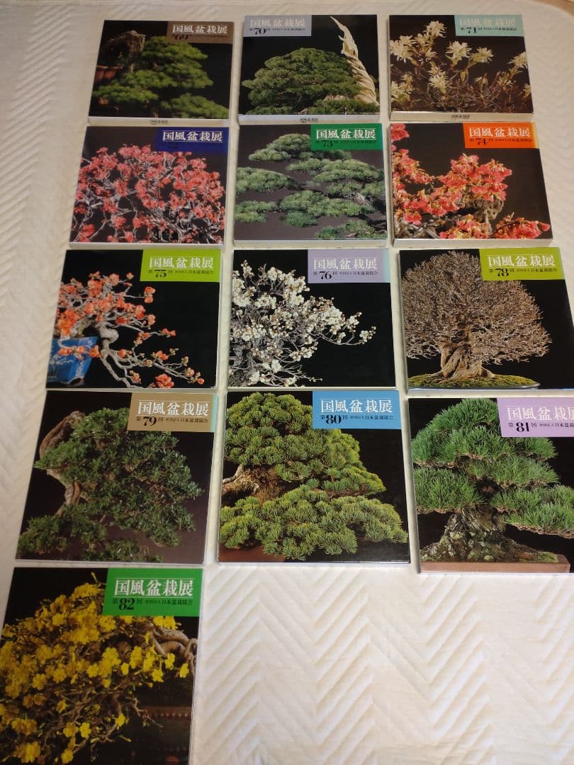 国風盆栽展 コレクション 13冊