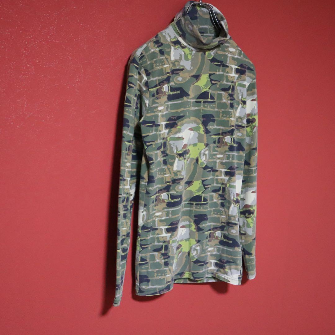 【極希少】Gaultier Jeans 迷彩 ヒト柄 タートルネック ロンT