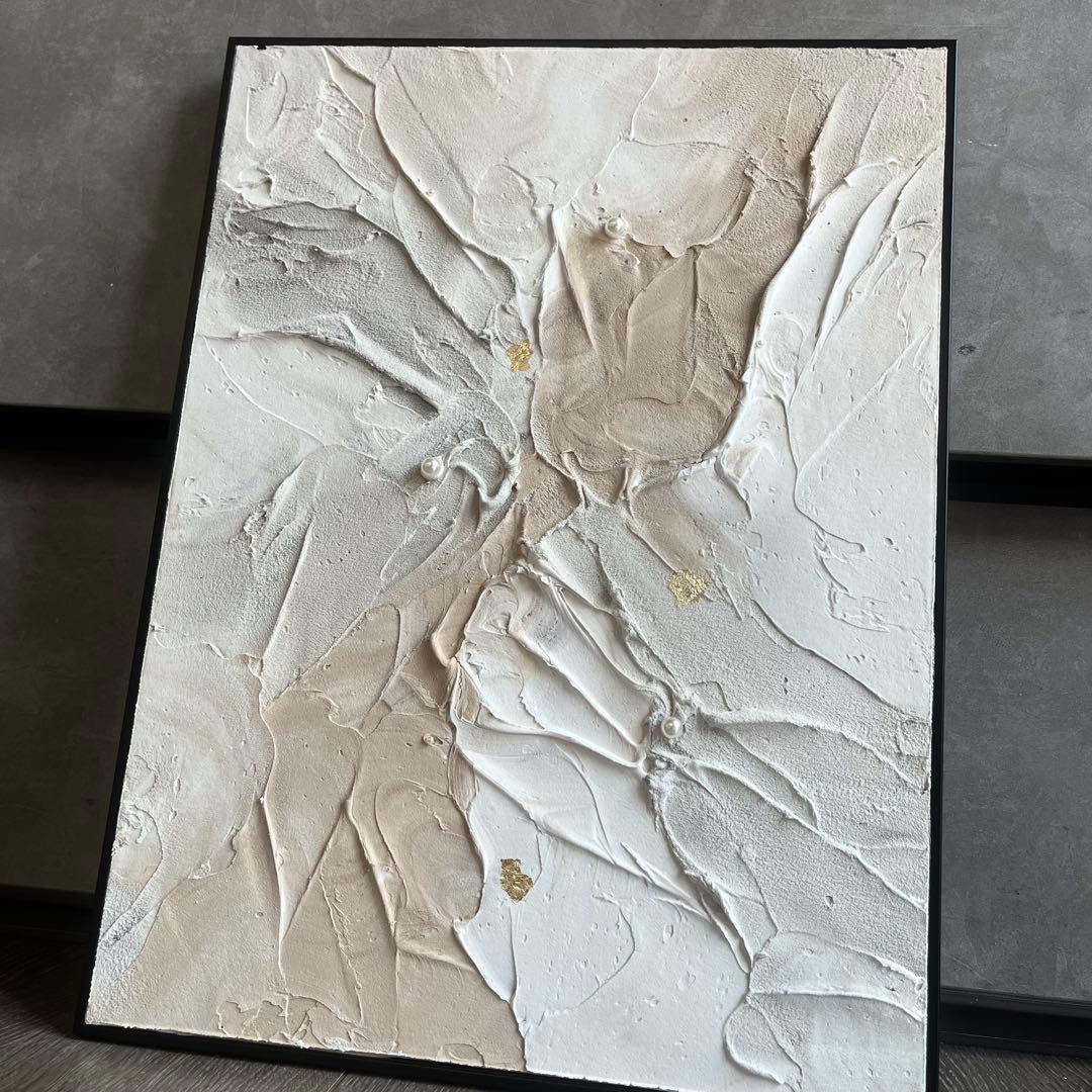 現代アート　40×30㎝　大きめ　モダン　アートパネル　インテリア　抽象画