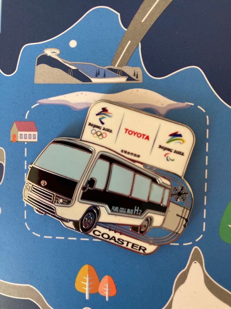 2022北京オリンピック　TOYOTA ピンバッチ♪シリアルナンバー付き