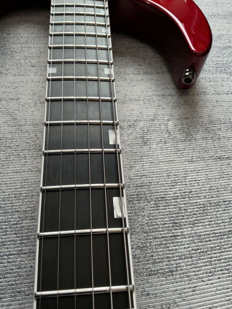 ギター ESP M-II Custom Deep Candy Apple Red