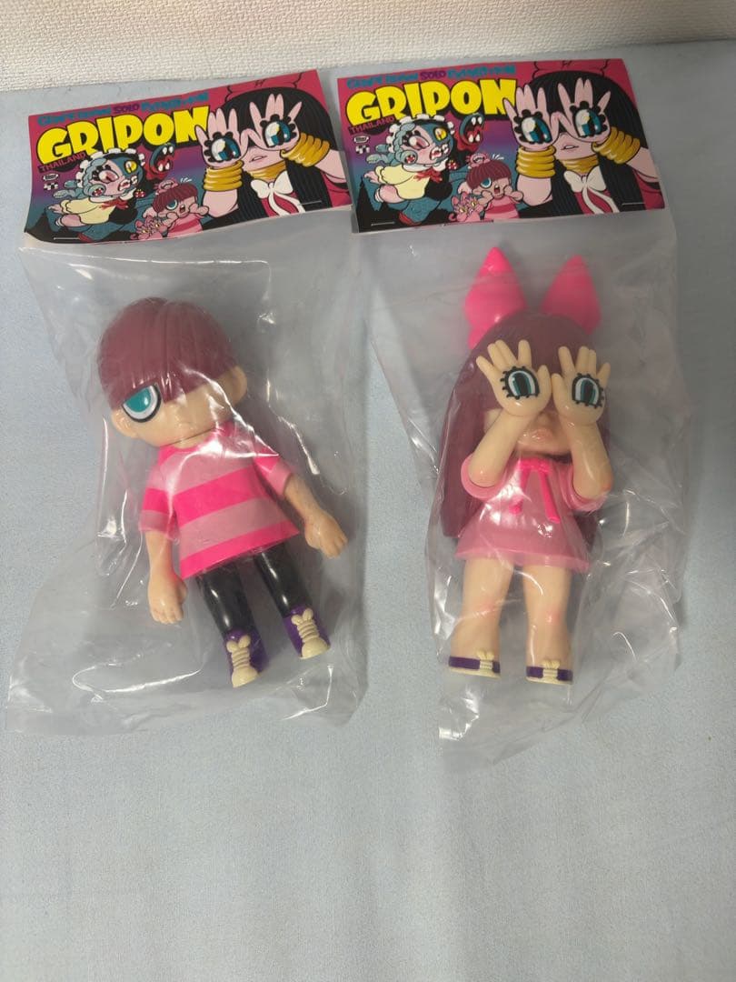 新品 GRAPE BRAIN にぎるちゃん のりくん ソフビフィギュア