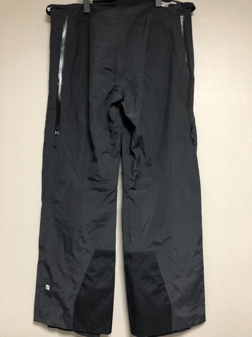 未使用 SALOMON メンズ アブソルート 3L ビブ スノーパンツ S 黒
