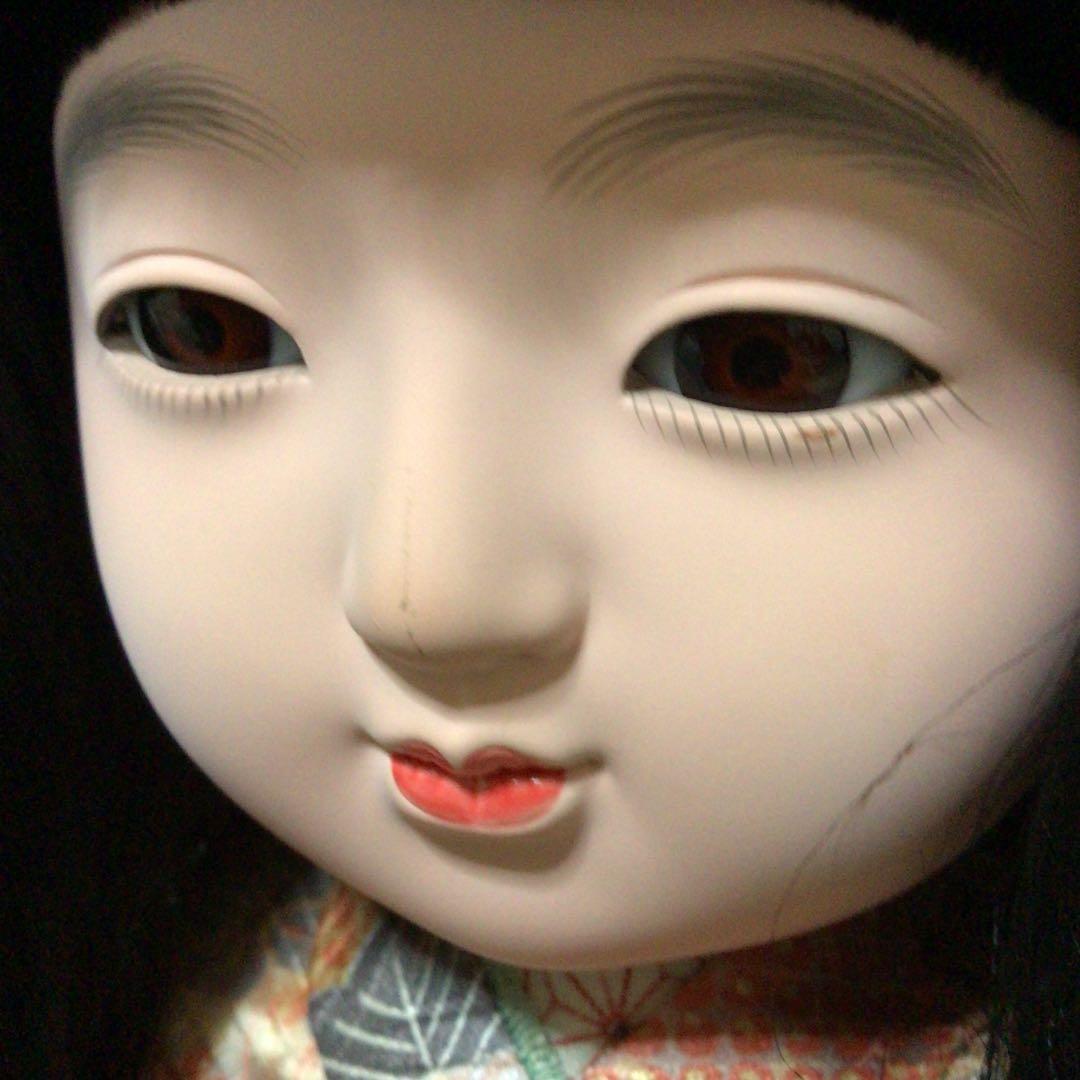 市松人形 赤色の着物　３体まとめ売り　極美品